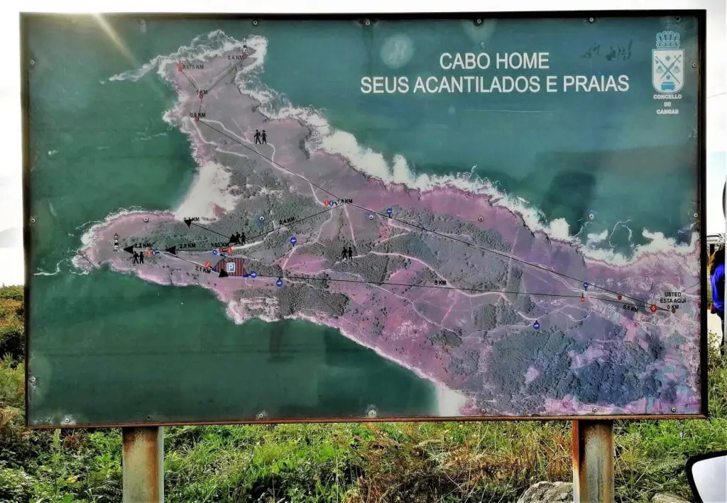 Ruta de los faros cabo home, mapa como llegar