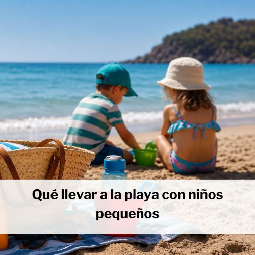 que llevar a la playa con niños